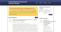Desktop Screenshot of privatedetectiveservicesnow-reviews.com